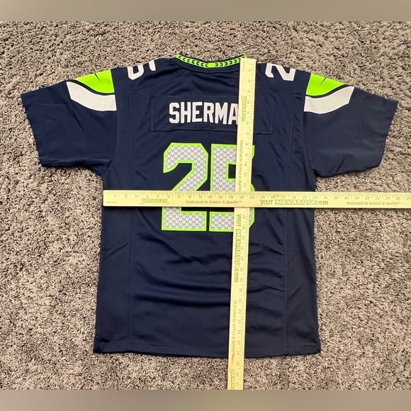 Seattle Seahawks Jersey Shirt Youth XL #25 Richard Sherman On Field NFL - Picture 7 of 7